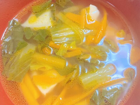 三色中華スープ